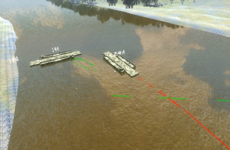 某裝備作業仿真示意圖 某裝備作業仿真示意圖